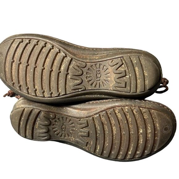 Original UGG Australia Brown Akadia Short Split Shaft Boots 6 - Picture 6 of 10